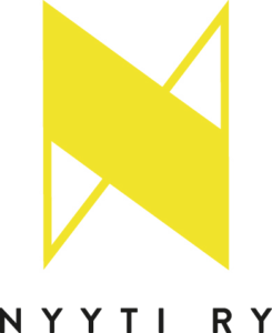 The picture shows a large yellow letter N, below which reads Nyyti Ry